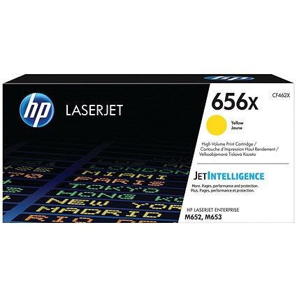 HP 656X Original LaserJet Toner Cartridge High Yield Yellow CF462X