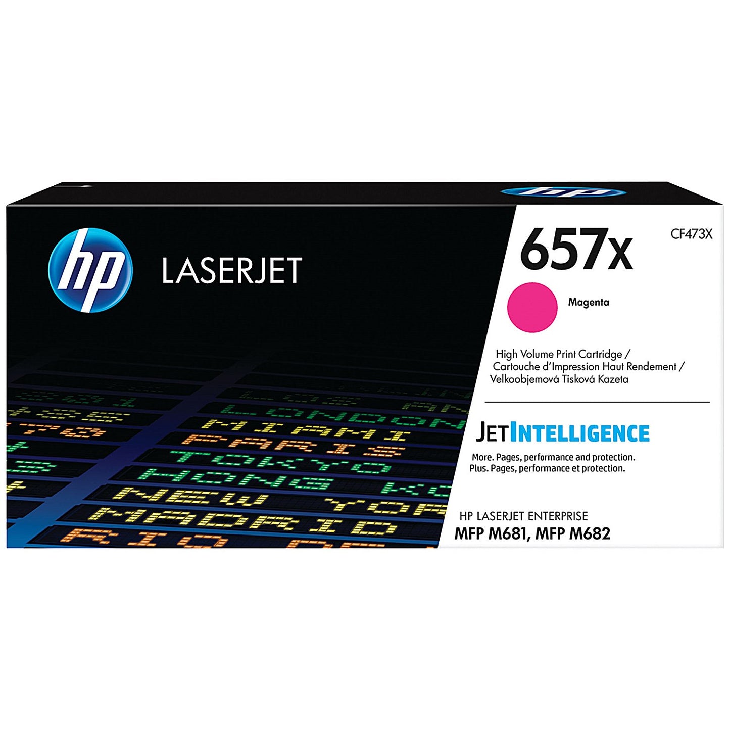HP 657X Original LaserJet Toner Cartridge High Yield Magenta CF473X