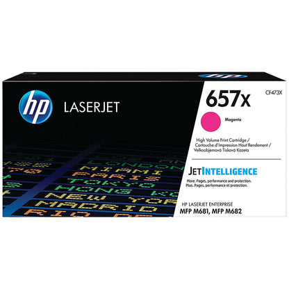 HP 657X Original LaserJet Toner Cartridge High Yield Magenta CF473X
