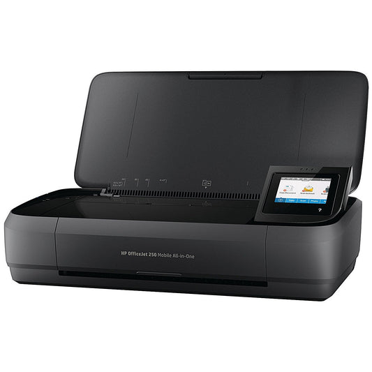 HP Officejet 250 A4 Wireless Multifunctional Mobile Colour Printer, Black