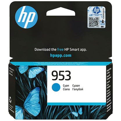HP 953 Cyan Ink Cartridge F6U12AE