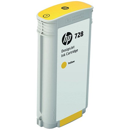 HP 728 Yellow Ink Cartridge F9J65A