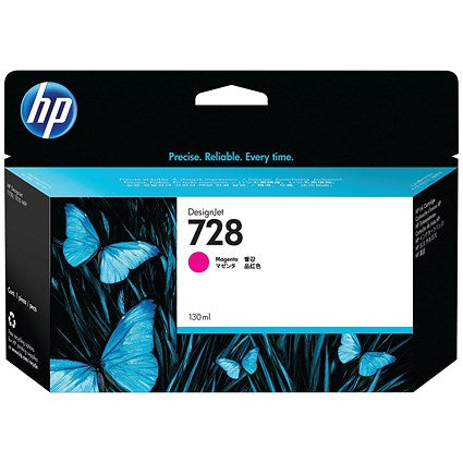 HP 728 Magenta Ink Cartridge F9J66A