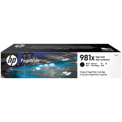 HP 981X PageWide Black High Yield Ink Cartridge L0R12A