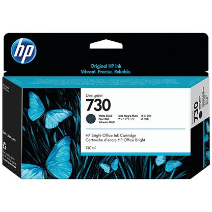 HP 730 Matte Black Ink Cartridge P2V65A