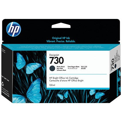 HP 730 Matte Black Ink Cartridge P2V65A