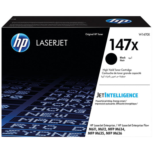 HP 147X Original LaserJet Toner Cartridge High Yield Black W1470X Easy2Order : HPW1470X