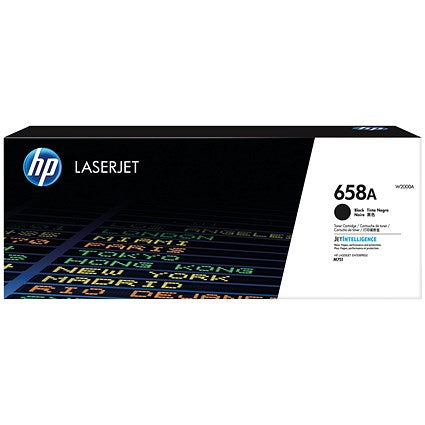HP 658A Original LaserJet Toner Cartridge Black W2000A