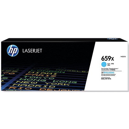 HP 659X Original LaserJet Toner Cartridge High Yield Cyan W2011X