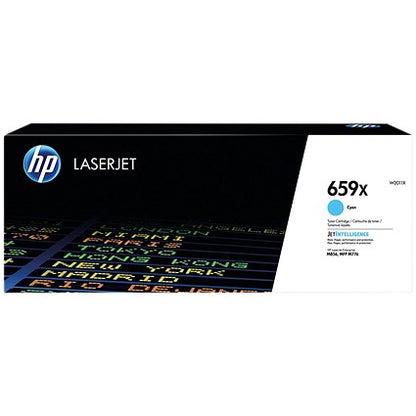 HP 659X Original LaserJet Toner Cartridge High Yield Cyan W2011X