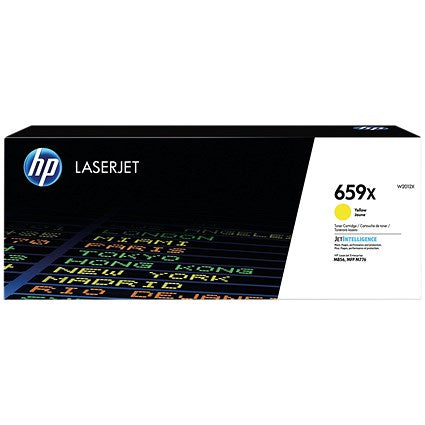 HP 659X Original LaserJet Toner Cartridge High Yield Yellow W2012X