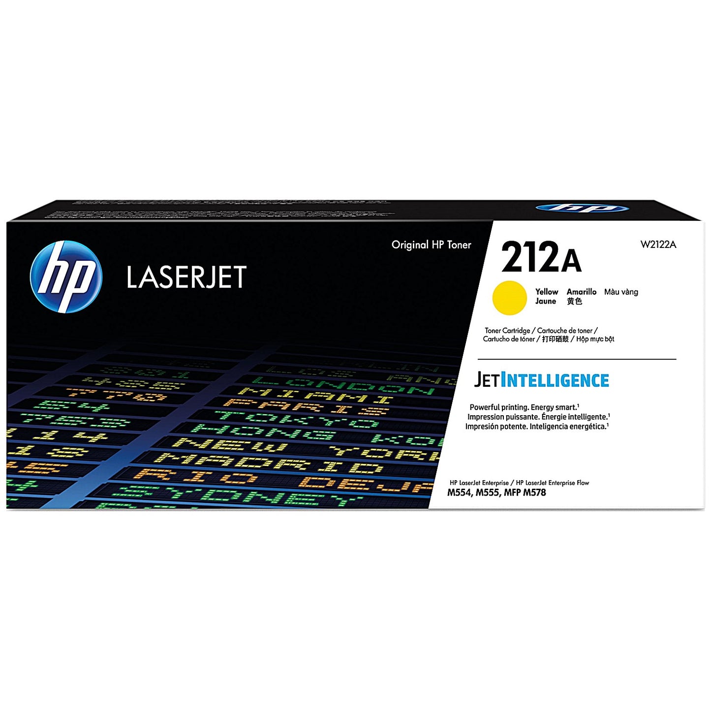 HP 212A Original LaserJet Toner Cartridge Yellow W2122A