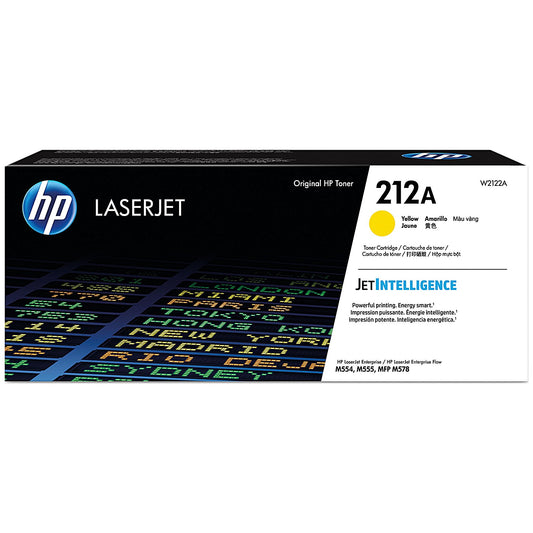 HP 212A Original LaserJet Toner Cartridge Yellow W2122A