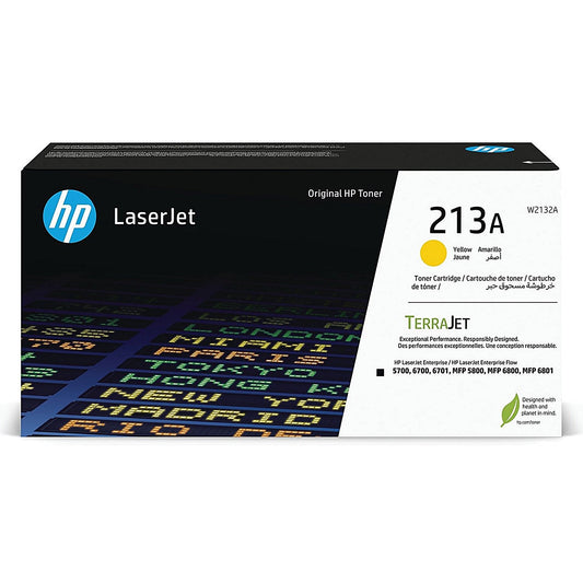 HP 213A Original LaserJet Toner Cartridge Yellow W2132A Easy2Order : HPW2132A