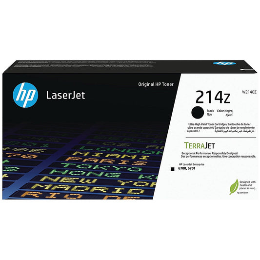 HP 214Z Original LaserJet Toner Cartridge Ultra High Yield Black W2140Z