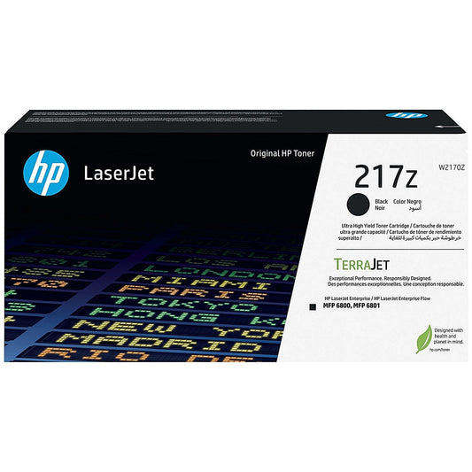 HP 217Z Original LaserJet Toner Cartridge Ultra High Yield Black W2170Z