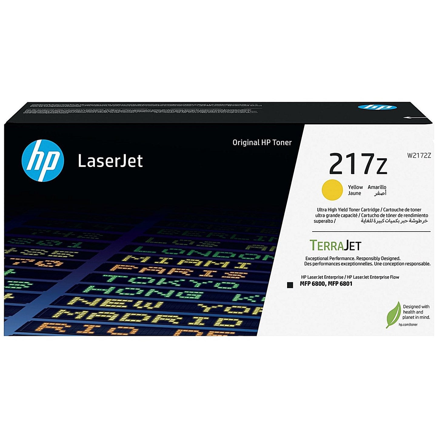 HP 217Z Original LaserJet Toner Cartridge Ultra High Yield Yellow W2172Z