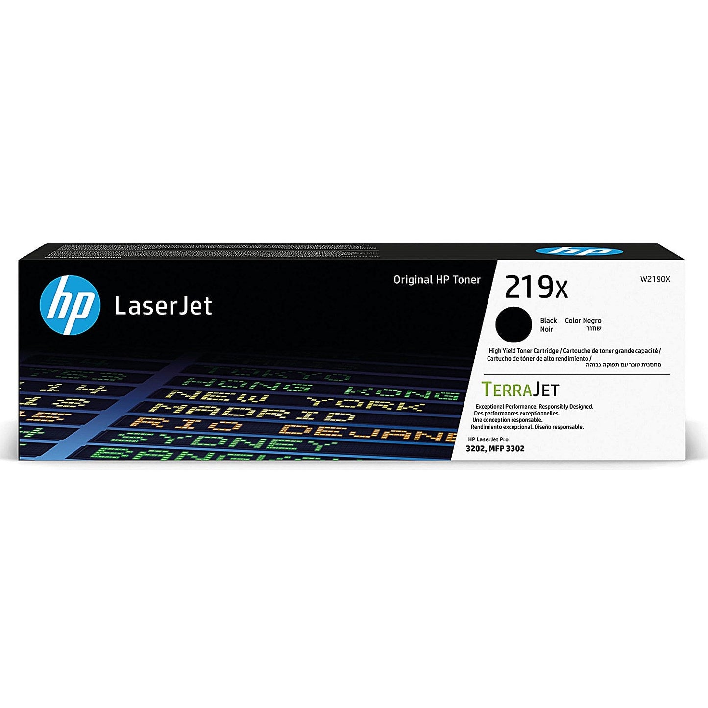 HP 219X Original LaserJet Toner Cartridge High Yield Black W2190X