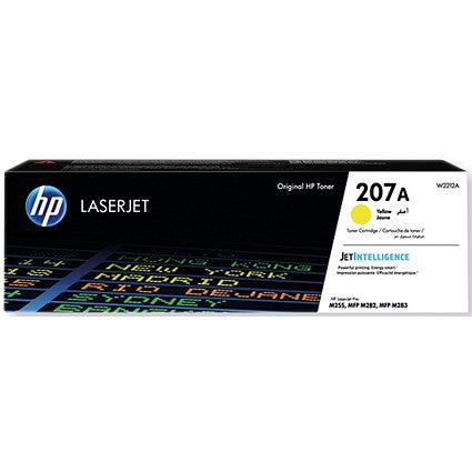 HP 207A Original LaserJet Toner Cartridge Yellow W2212A