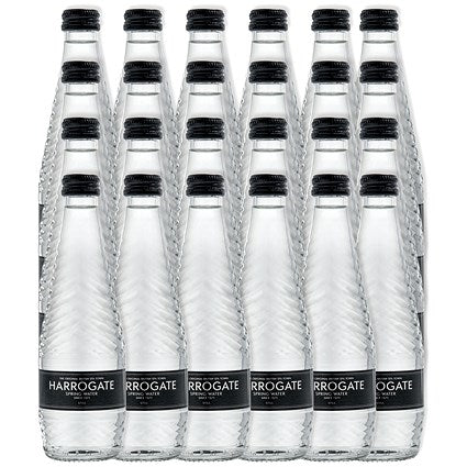 Harrogate Still Water, Glass Bottles, 330ml, Pack of 24