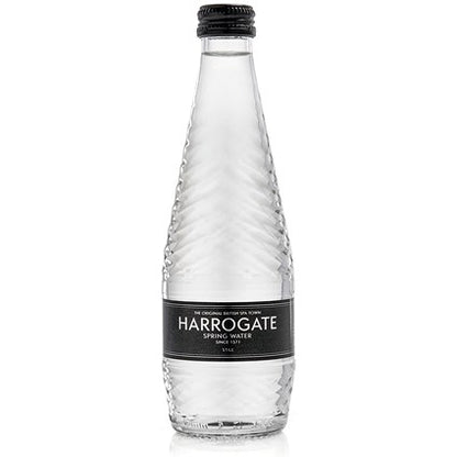 Harrogate Still Water, Glass Bottles, 330ml, Pack of 24