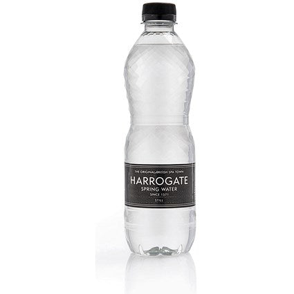 Harrogate Still Water, Plastic Bottles, 500ml, Pack of 24