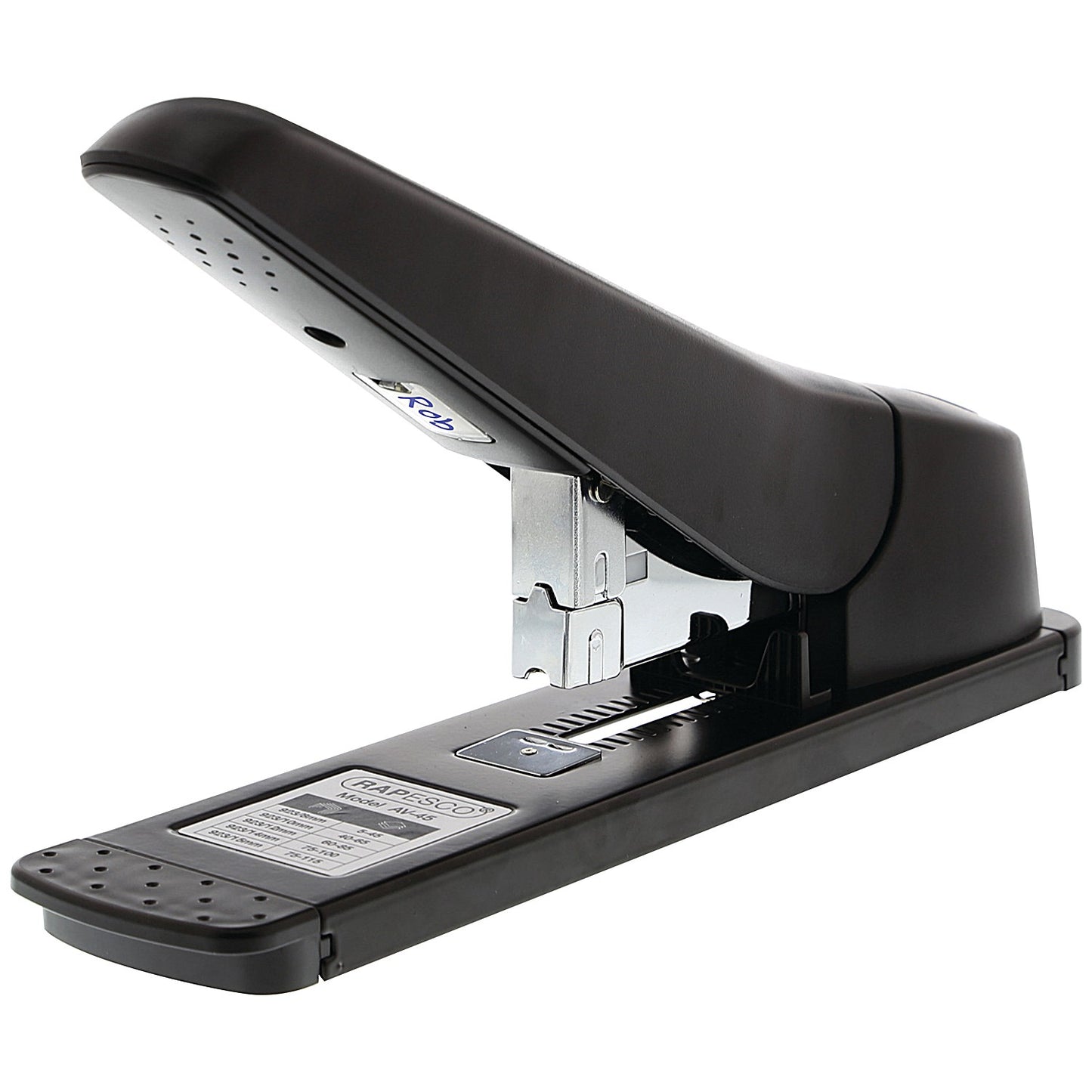 Rapesco 45 Full Strip Stapler, Capacity 115 Sheets, Black
