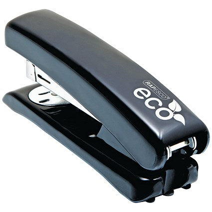 Rapesco Eco Recycled Full Strip Stapler, Capacity 20 Sheets, Black