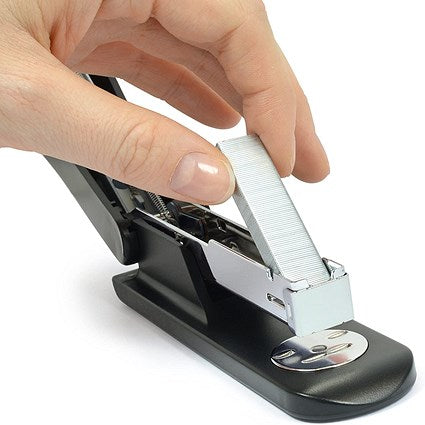 Rapesco R7 Stingray Half Strip Stapler, Capacity 20 Sheets, Black