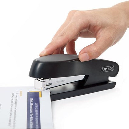 Rapesco R9 Manta Ray Full Strip Stapler, Capacity 20 Sheets, Black