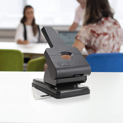 Rapsesco Germ-Savvy 865-P 2 Hole Perforator, Capacity 63 Sheets, Black