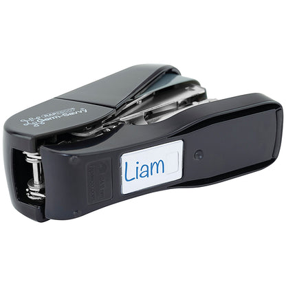 Rapesco Germ-Savvy Eco Flat Clinch Half Strip Stapler, Capacity 30 Sheets, Black