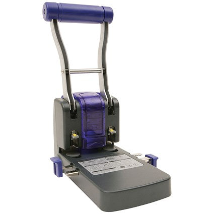 Rapesco 1100 2 Hole Punch, Capacity 100 Sheets, Black