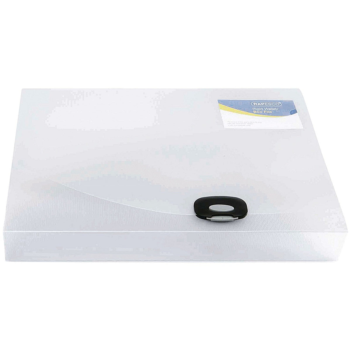 Rapesco Rigid Wallet Document Box, 40mm Spine, A4, Clear – Easy2order.co.uk