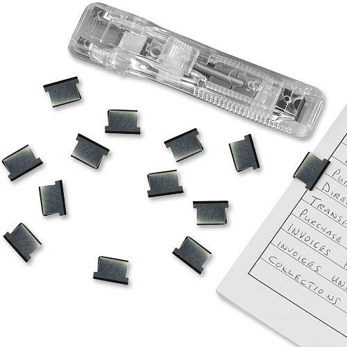 Rapesco Supaclip 40 Dispenser with 25 Clips - Stainless Steel