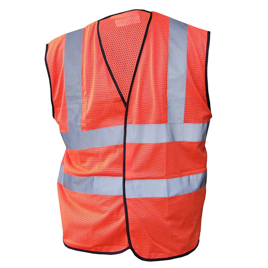 Beeswift High Visibility Mesh Vest, Orange, Medium Easy2Order : HVMWORM