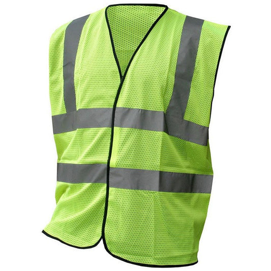 Beeswift High Visibility Mesh Vest, Saturn Yellow, 5XL Easy2Order : HVMWSY5XL