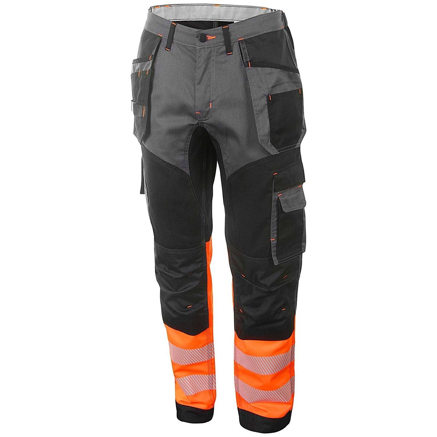 Beeswift High Visibility Two Tone Trousers, Orange & Black, 36 Easy2Order : HVTT080ORBL36