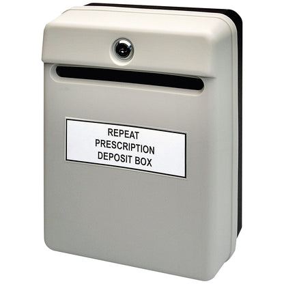 Helix Post/Suggestion Box, Grey