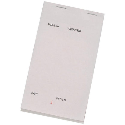 Prestige Carbonless Triplicate Service Pad, Numbered 1-50, 165x95mm, Pack of 50