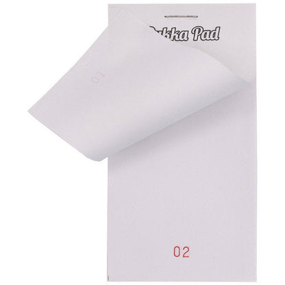 Single-Part Service Pad, Numbered 1-100, 127x64mm, Pack of 50