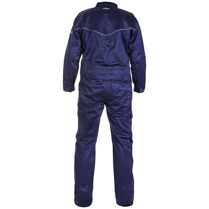 Hydrowear Maastricht Multi Cotton Flame Retardant Anti-Static Coverall, Navy Blue, 40 Inch Chest Easy2Order : HYD0434N40