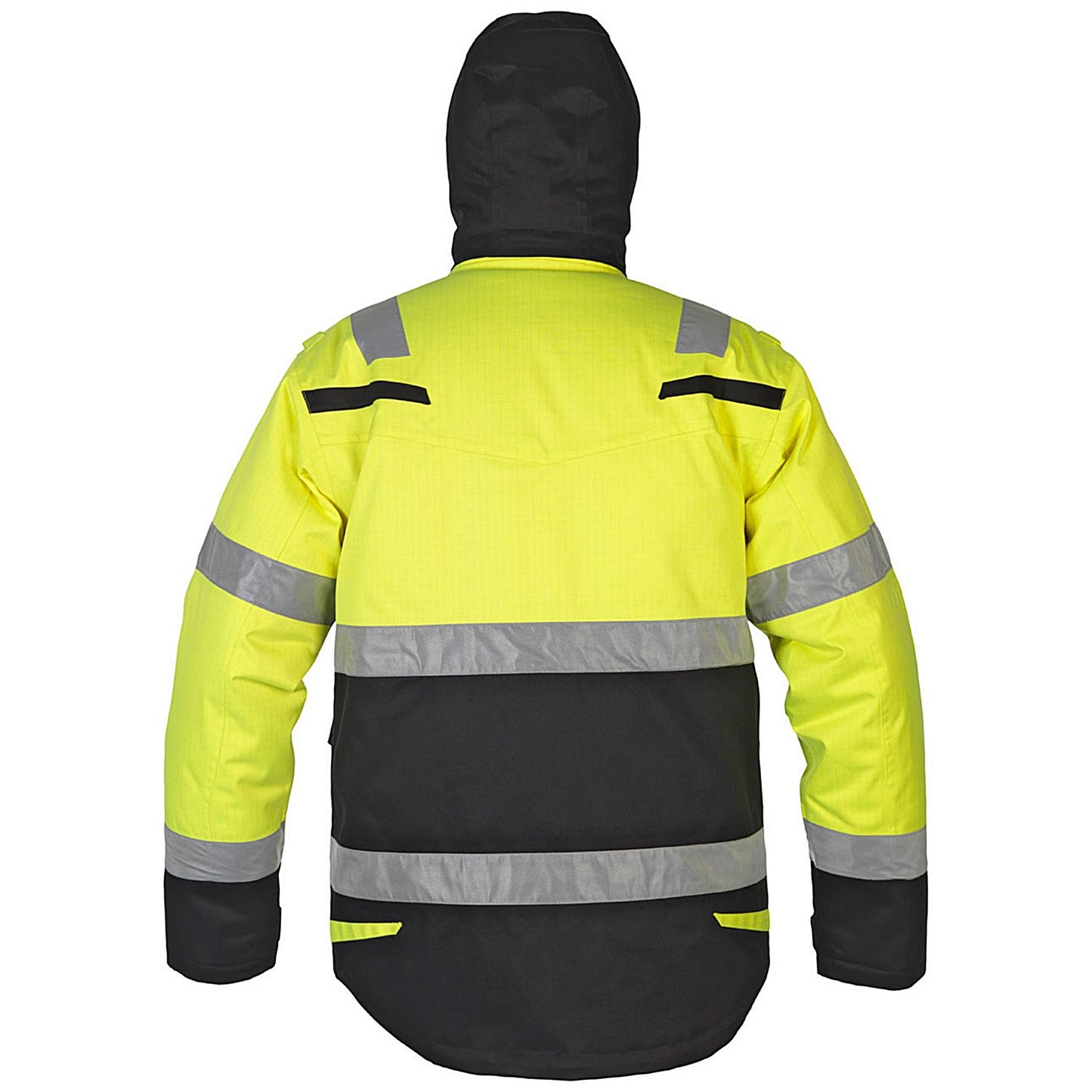 Hydrowear Matlock Multi Cvc Waterproof High Visibility Fixed Lining Arc Parka, Saturn Yellow & Black, Large