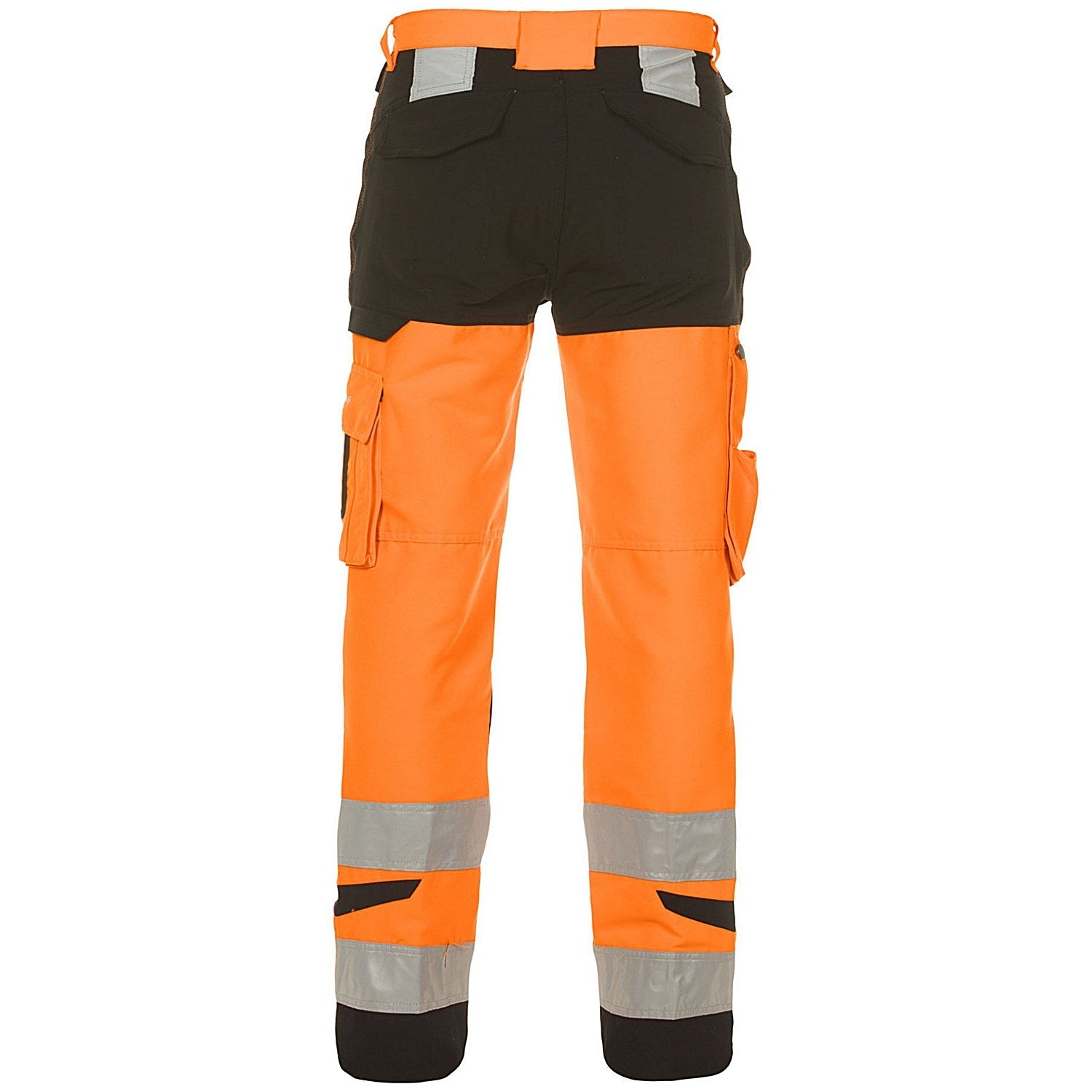 Hydrowear Hertford High Visibility Two Tone Trousers, Orange & Black, 34 Easy2Order : HYD044474ORBL34