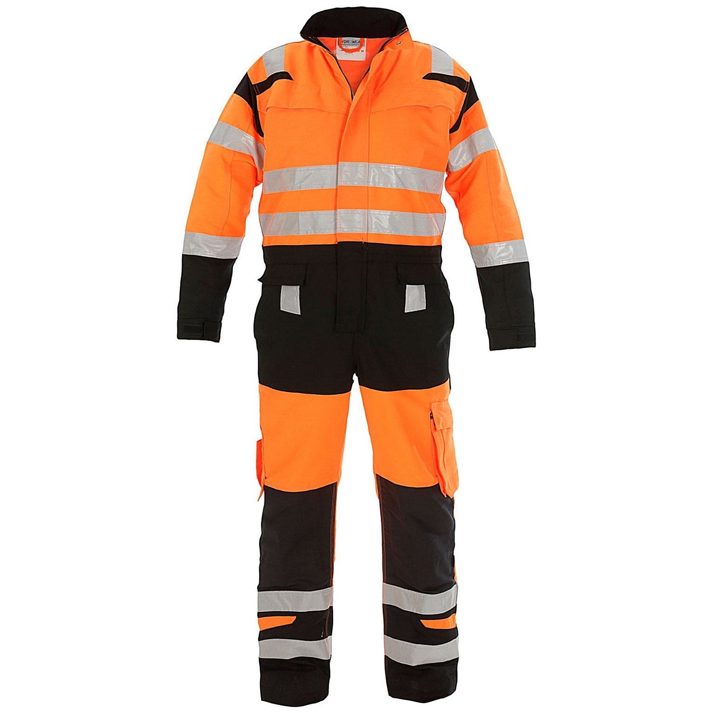 Hydrowear Hove High Visibility Two Tone Coveralls, Orange & Black, 46 Easy2Order : HYD048471ORBL46