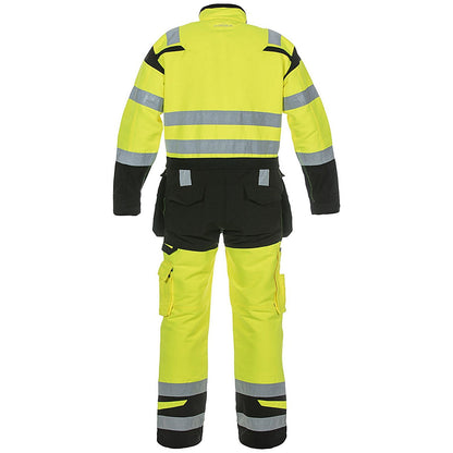 Hydrowear Hove High Visibility Two Tone Coveralls, Saturn Yellow & Black, 42 Easy2Order : HYD048471SYBL42
