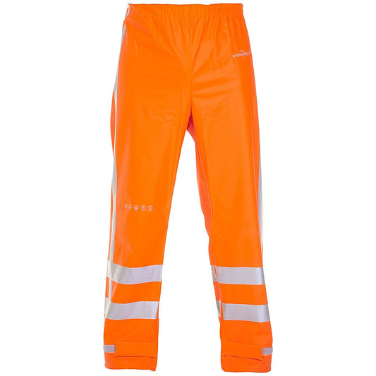 Hydrowear Nagoya Multi Hydrosoft Flame Retardant Anti-Static High Visibility Waterproof Trousers, Orange, 3XL