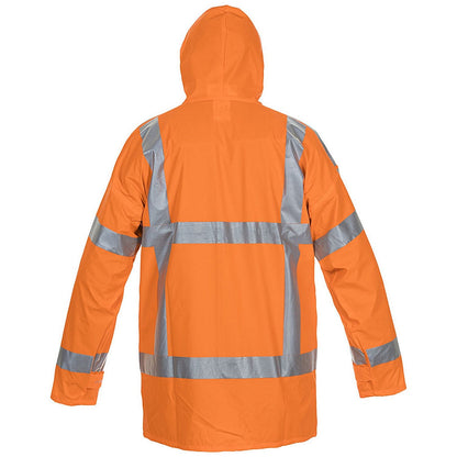 Hydrowear Neer Multi Hydrosoft Flame Retardant Anti-Static High Visibility Waterproof Parka, Orange, Small Easy2Order : HYD065850ORS