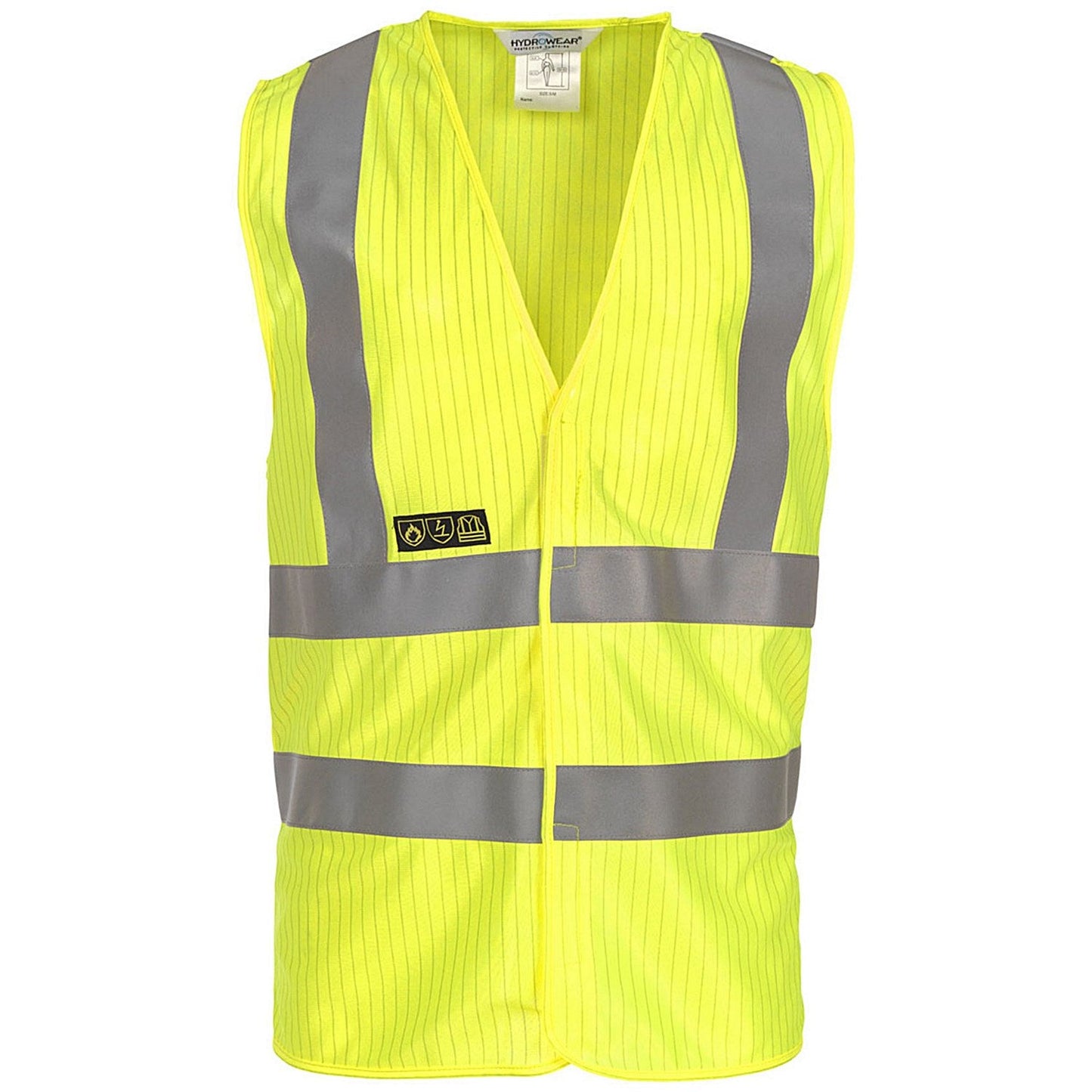 Hydrowear Mably High Visibility Flame Retardant Anti-Static Waistcoat, Saturn Yellow, Large/XL Easy2Order : HYD0672800SYLXL