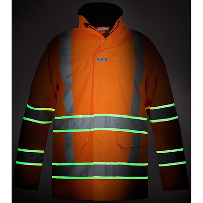 Hydrowear Italie High Visibility Glow In dark Parka, Orange, Medium Easy2Order : HYD131001ORM